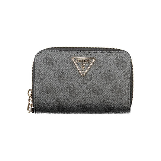 Black Polyethylene Women Wallet