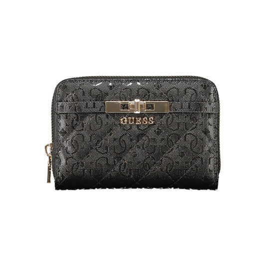 Black Polyethylene Women Wallet