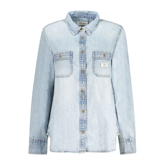 Blue Cotton Shirt