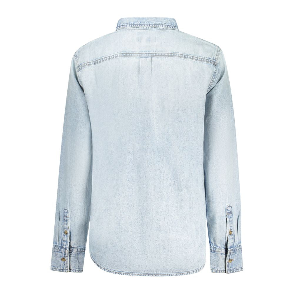 Blue Cotton Shirt