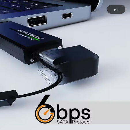 Solid State USB Flash Drive Type-c/USB3.2 Port Write Protection Antivirus Applicable To Pc,mac,and Mobile Phones флешка usb 3 0 QLC2TB,black